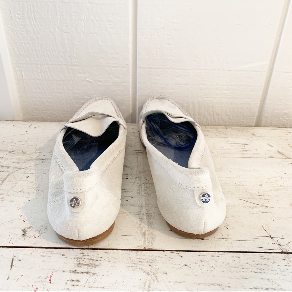 Aquatalia Off White Suede Loafers sz 8 - Picture 5 of 5
